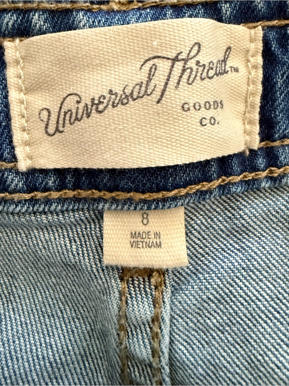 Universal Thread Women's Denim Sailor Overalls - Size 8 - Picture 9 of 9